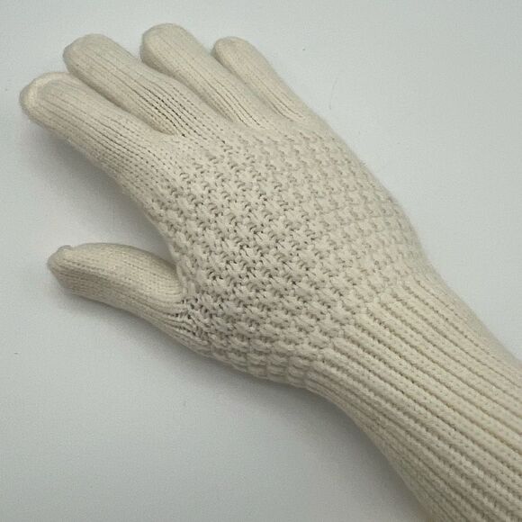 LIZ CLAIBORNE Knit Long Gloves Women’s OS Cream NWT Winter Christmas Warm Soft - Picture 8 of 11